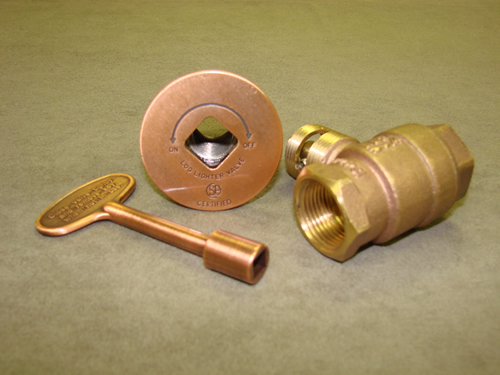 Manual Straight Antique Copper Ball Valve (High Capacity 3/4")