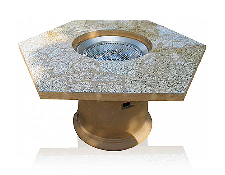 Granite Hex Fire Pit
