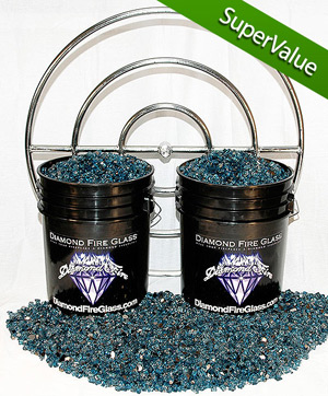 120 LB Fire Pit Glass Kit 