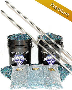 150 LB Fireplace Glass Kit 