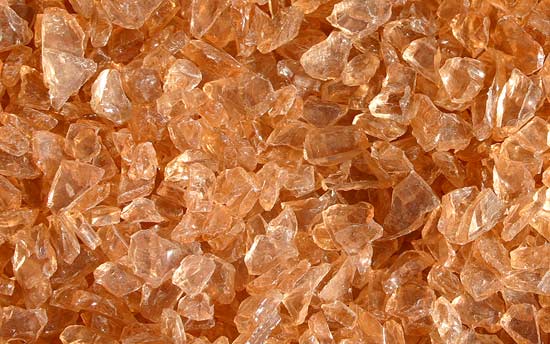 Plush Pink Fireplace Glass Crystals