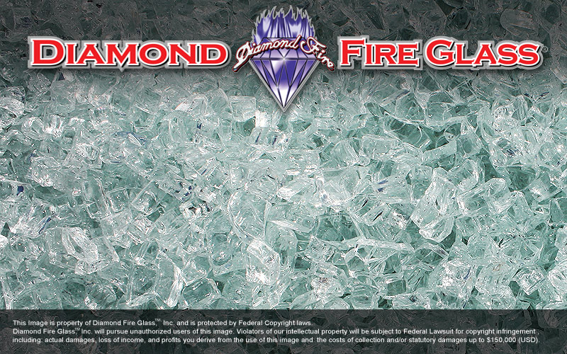 Diamond Fire Glass
