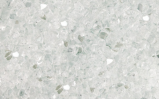 Pearl White Reflective Crystal Fire P