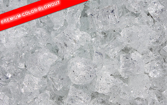 Alpine Ice Rock Crystal - Fireplace Glass Crystals