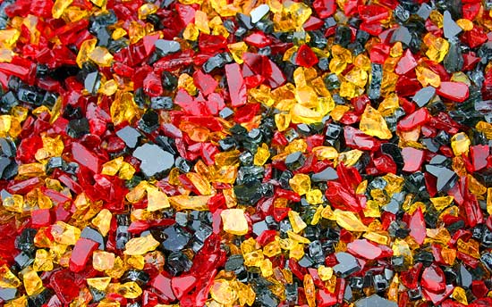 Red Nectar Premixed Fireplace Glass Crystals
