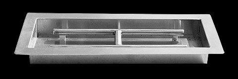 Pan Stainless Steel Fire Pit Burners