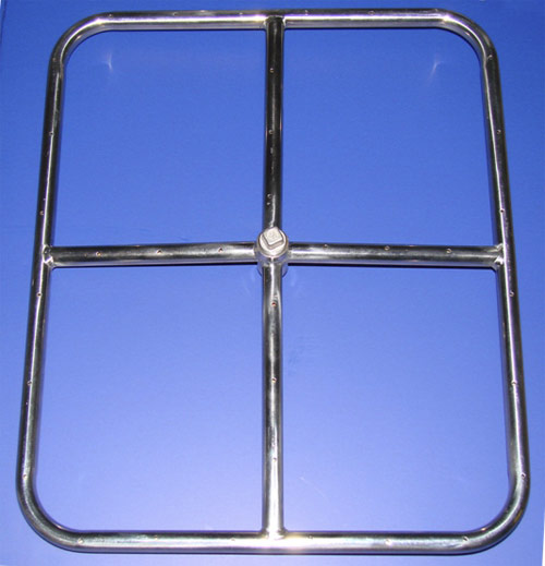 Stainless Steel Rectangular Fire Ring