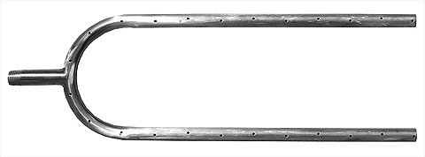 18" Stainless U Burner