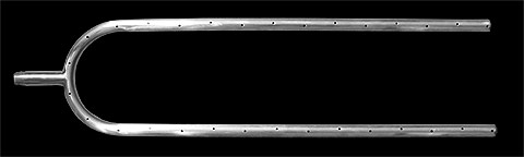 24" Stainless U Burner