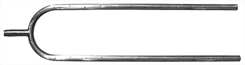 24" Stainless U Burner