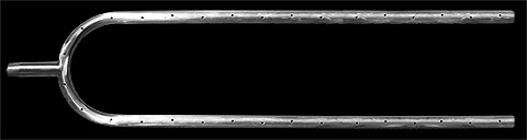 30" Stainless U Burner