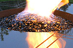 Black Granite Firepit