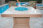 Black Granite Firepit