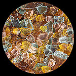 Autumn  Diamond Fireplace Glass