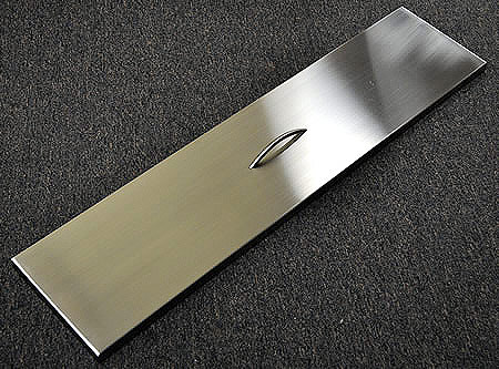 Trough Burner Cover - Stainless Steel