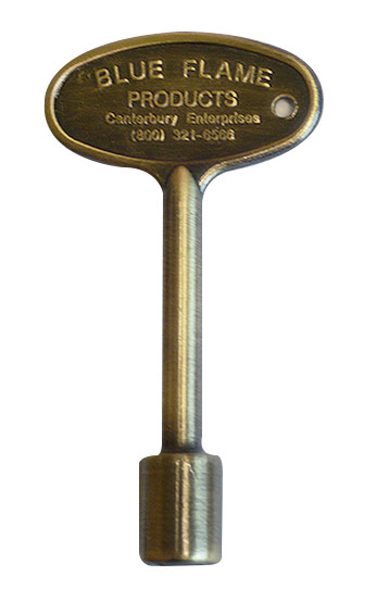 4 Inch Antique Brass Replacement Key for Manual Gas Valve