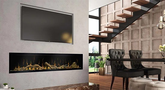 IgniteXL® Built-In Linear Electric Fireplace