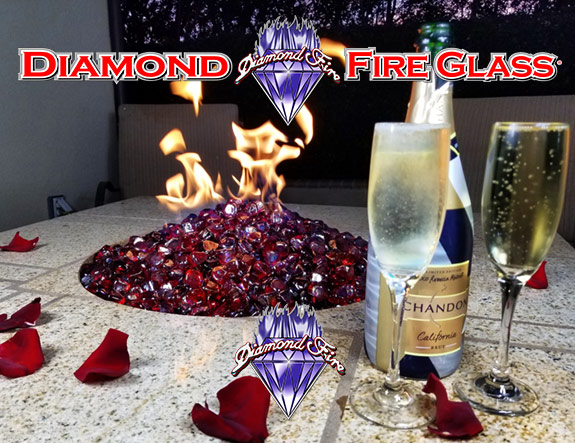 Fireplace Glass Crystals Diamond Fire, Diamond Fire Pit Glass
