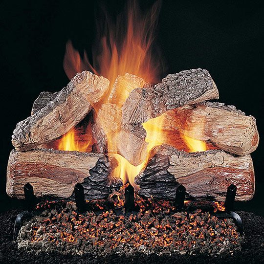 Rasmussen Evening Desire Log Set 
(Double Sided for See-Through Fireplaces)