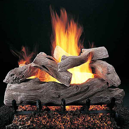 Logs Only - Burner Not Included Rasmussen 18-Inch Frosted Oak Gas Log Set 