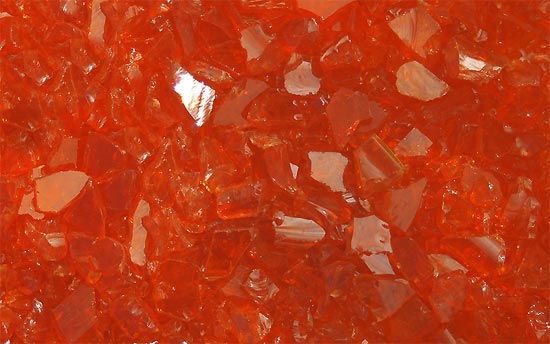 Mandarin Fireplace Glass Crystals