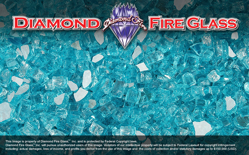 Bahama Blue Reflective Crystal