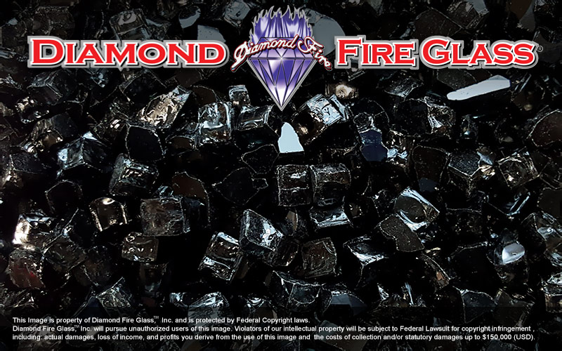 Diamond Fire Glass