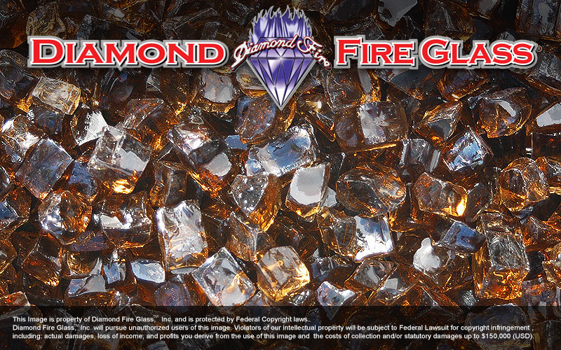 Diamond Fire Glass