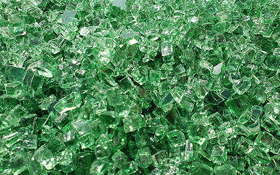 Evergreen Crystal Fireplace Glass Crystals