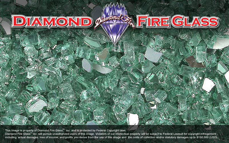 Diamond Fire Glass