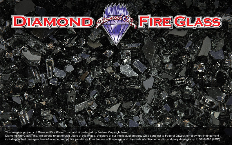 Diamond Fire Glass
