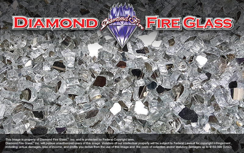 Diamond Fire Glass