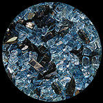 Blue Ocean Eve Premixed Diamond Fireplace Glass