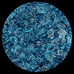 Cobalt Blue Diamond Fireplace Glass