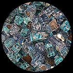 Costa Azul Premixed Diamond Fireplace glass